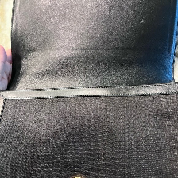 Vintage French designer  pascal moralities black clutch - Picture 4 of 4